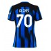 Günstige Inter Milan Alexis Sanchez #70 Heim Fussballtrikot Damen 2023-24 Kurzarm